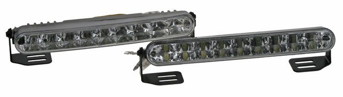 LED světla pro denní svícení, 182x24mm, ECE (drlMINI1818)