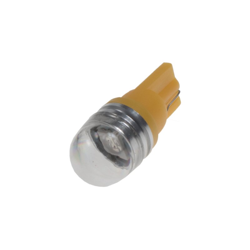 LED T10 oranžová, 12V, 1LED/3SMD s čočkou (952004ora) 2 ks