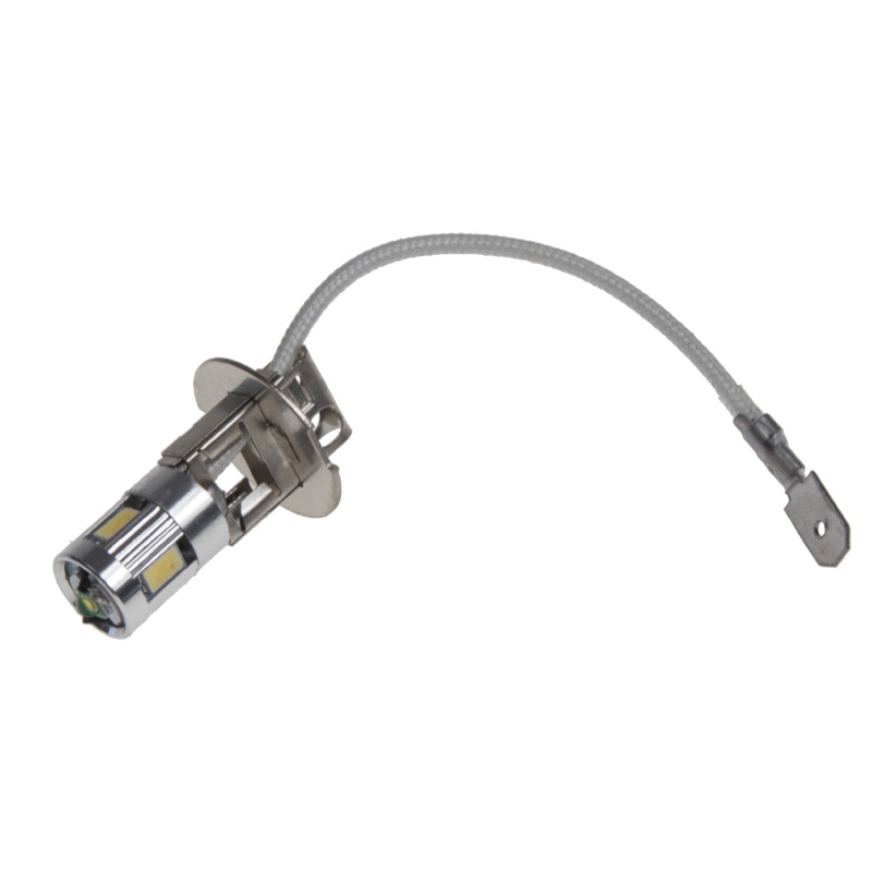 LED H3 bílá, 12V, 4SMD Samsung + 3W Cree (95C-H3-3)