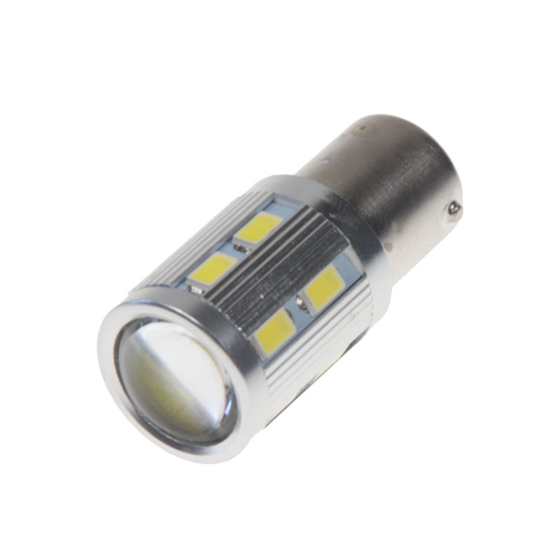 LED BA15s bílá, 12-24V, 16LED/5730SMD (951003) 2 ks