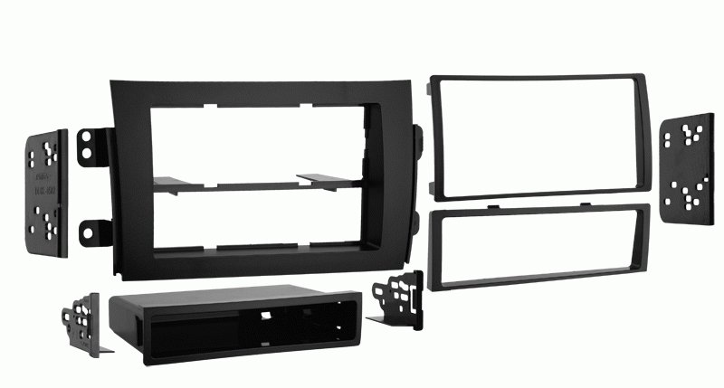 METRA 2DIN/1DIN redukce pro Fiat Sedici 06/2006-, Suzuki SX4 07/2006-13 (10759M)