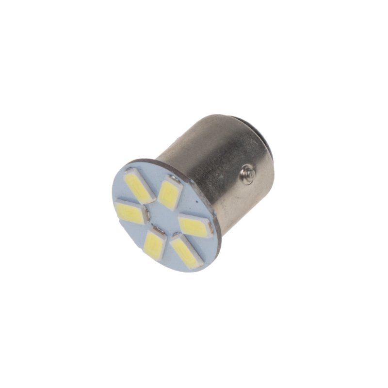 x LED BAY15d (dvouvlákno) bílá, 12V, 6LED/5630SMD (95159) 2 ks