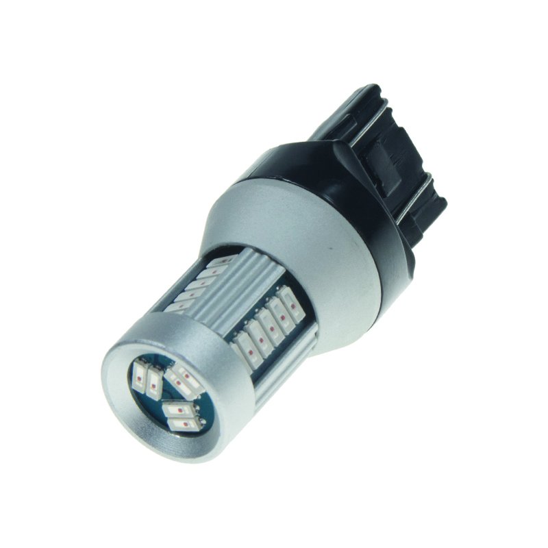LED T20 (7443) červená, 12-24V, 30LED/4014SMD (95243red) 2 ks