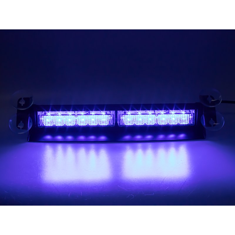 PREDATOR LED vnitřní, 12x3W, 12-24V, modrý, 356mm, ECE R10 (kf752blue)