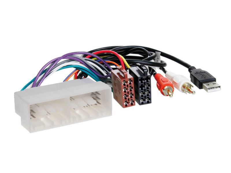 Konektor ISO Hyundai/Kia 2017- + USB & AUX konektor (21543USB)