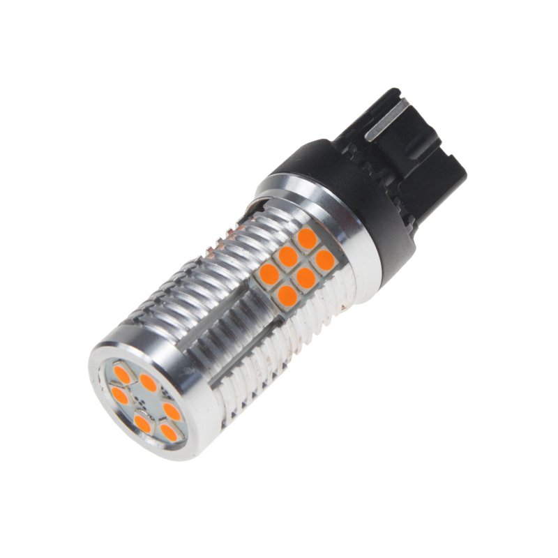 LED T20 (7440) oranžová, 12-24V, 30LED/3030SMD (95252ora) 2 ks