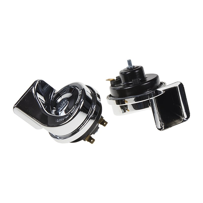 Šnekové klaksony 24V chrom (sn-238CR/24V)