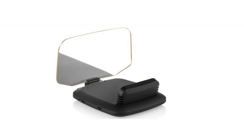 CARCLEVER HEAD UP DISPLEJ 4 / TFT LCD, OBDII + GPS, reflexní deska (se152)
