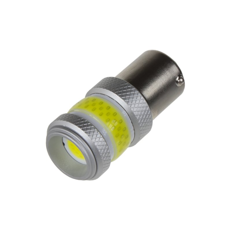 LED BAU15s bílá, COB 360 st., 9-60V, 12W (951206) 2 ks