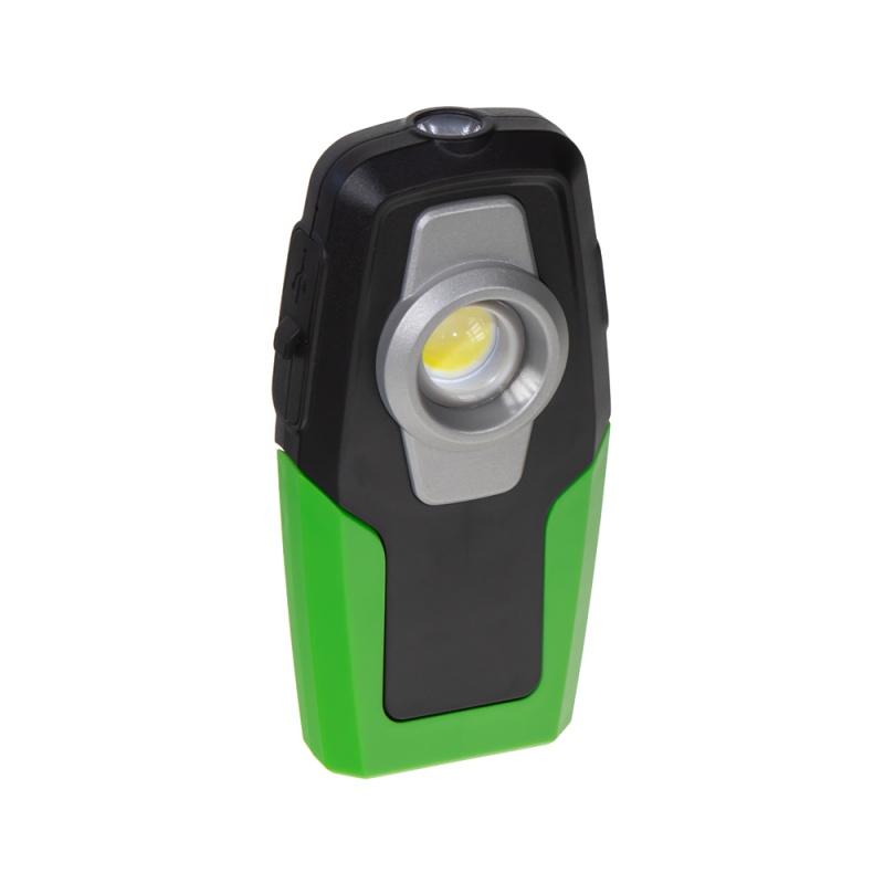 CARCLEVER AKU LED 3+1W profi inspekční svítilna s Li-Pol baterií (LED8cob10)