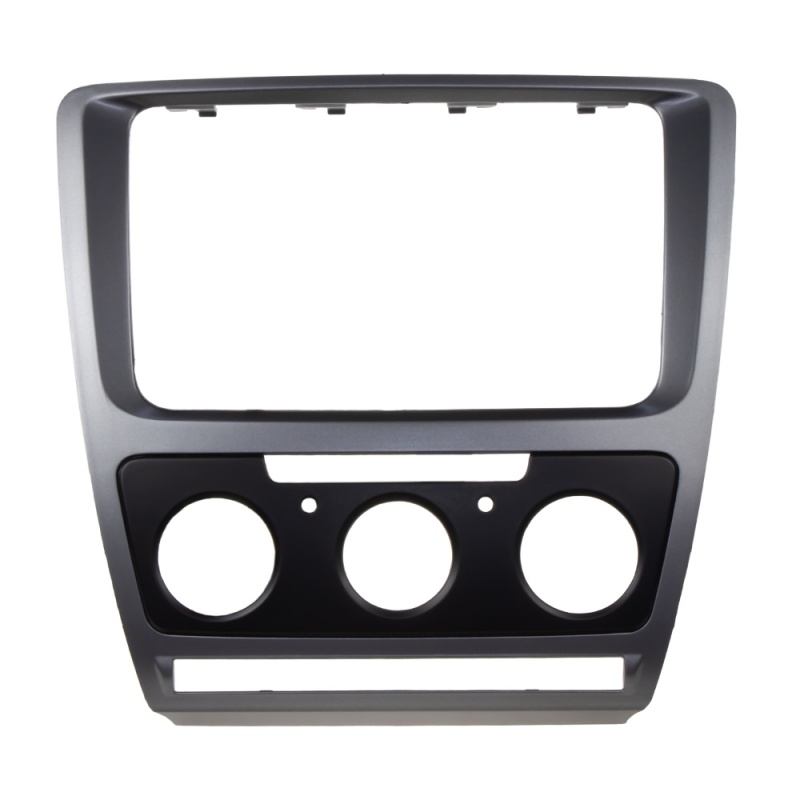 2DIN redukce pro Škoda Octavia 2009-2013 manual Clima šedý (11120a)