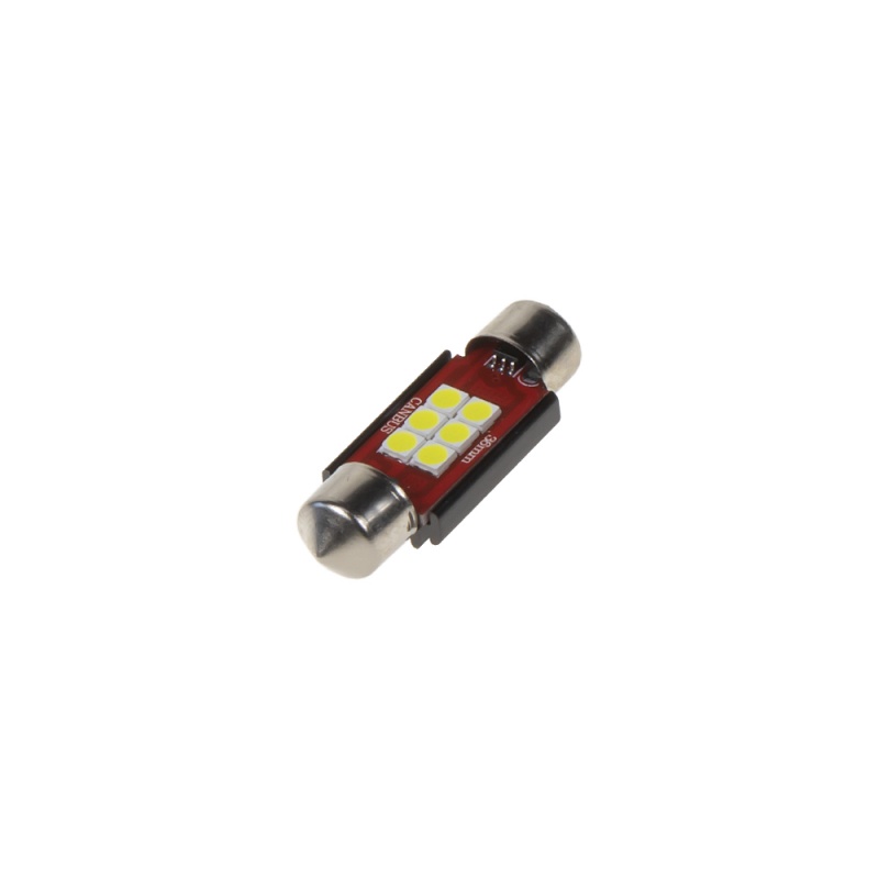 LED sufit (36mm) bílá, 12/24V, 6LED/2835SMD (9523030cb) 2 ks