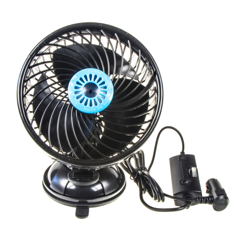 Ventilátor 150mm na přísavku 12V s ionizátorem (FA6212)