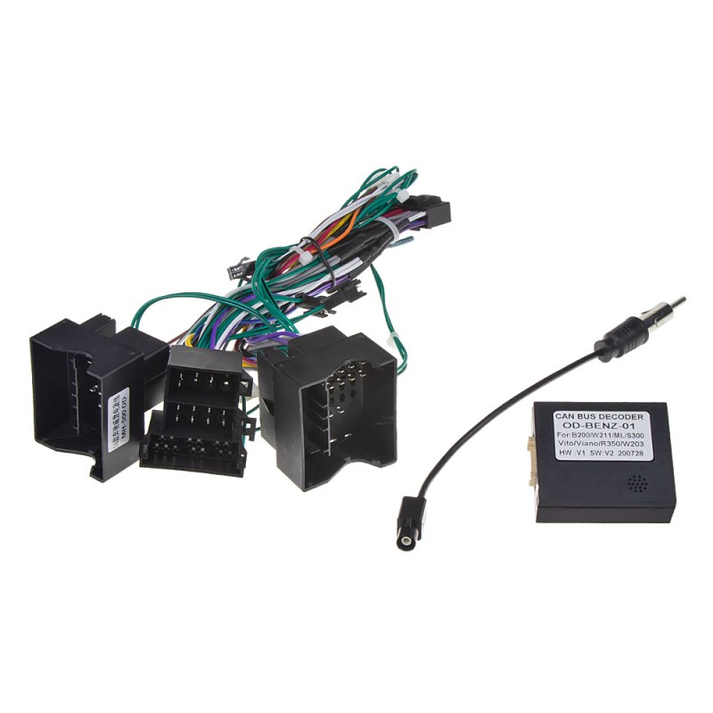 Adaptér z volantu Mercedes 2012- ISO pro autorádia Android 7, 9, 10 (51smc01)