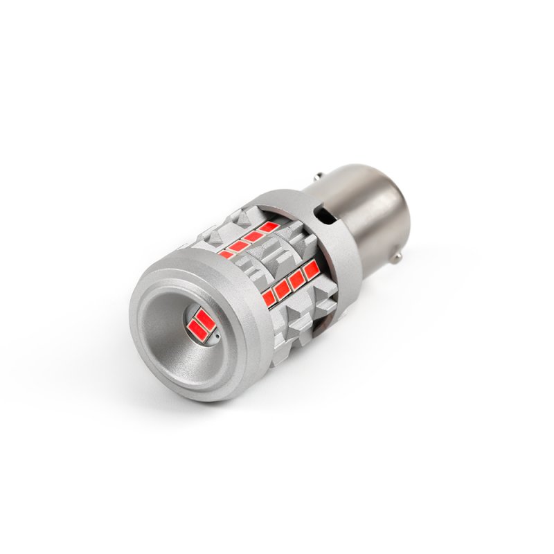 LED BA15S červená, 12V, CAN-BUS, 26LED SMD (95AC007red) 2 ks