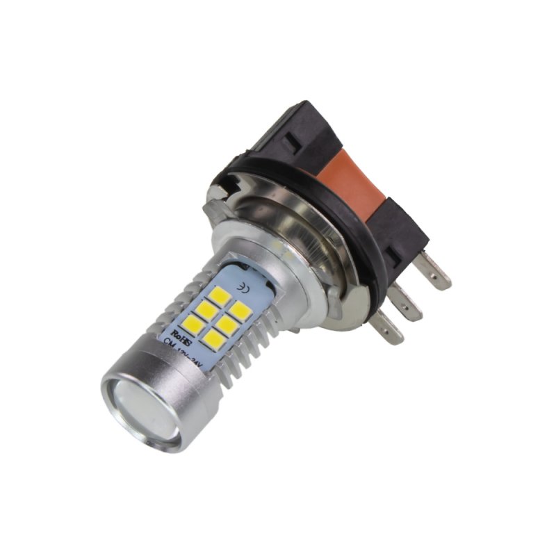 LED H15 bílá, 12V, 21LED/3030SMD (95H15-21) 2 ks
