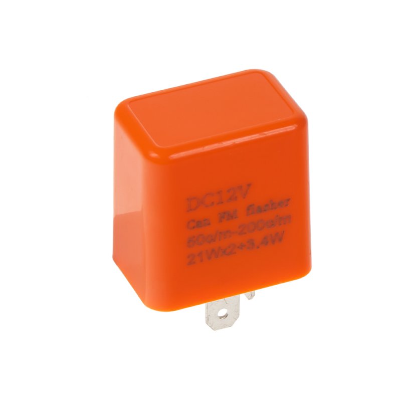Přerušovač blinkrů LED, 12V, nastavitelná frekvence, pro motocykly (46049)