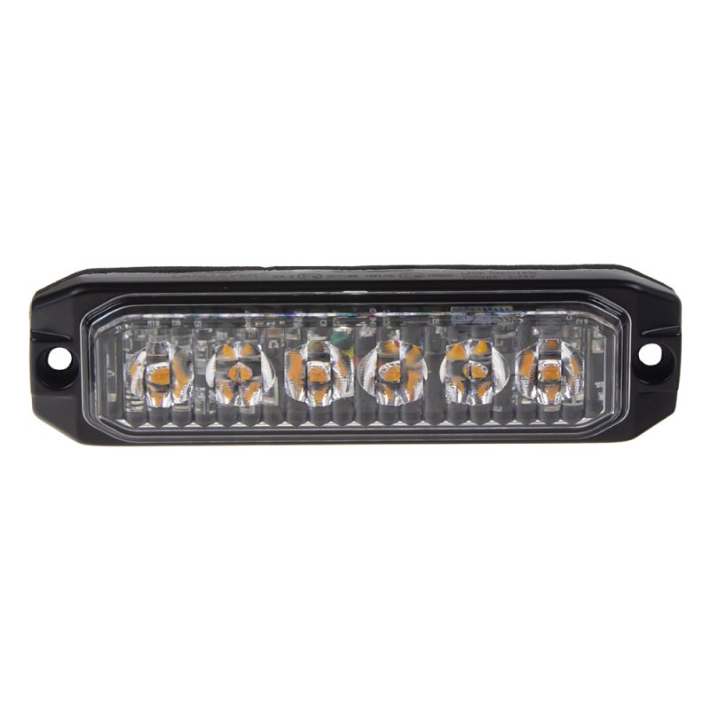 x PROFI SLIM výstražné LED světlo vnější, oranžové, 12-24V, ECE R65 (CH-06)