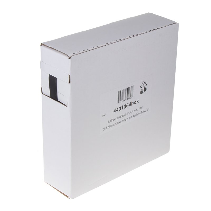 Bužírka smrštovací 2:1, 6,4 mm, 10 m (4401064box)