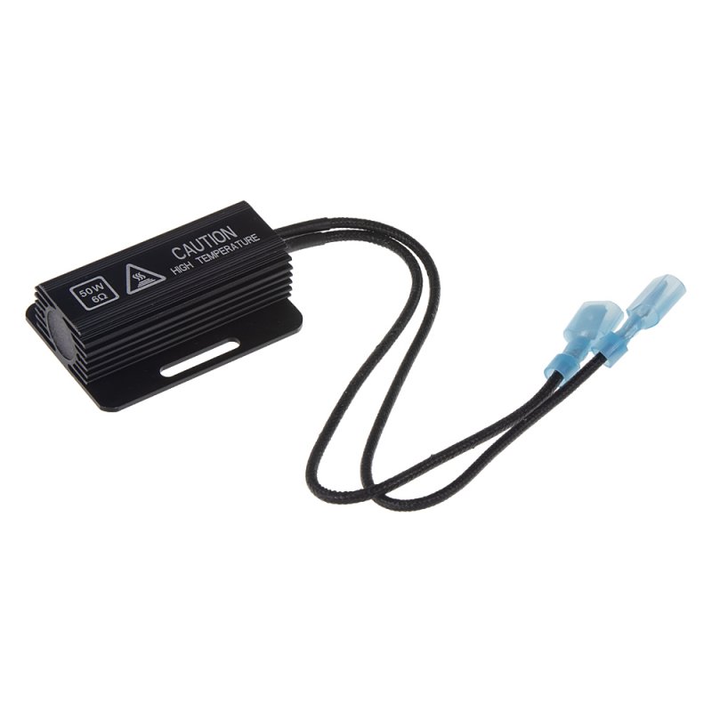 Rezistor pro žárovku 12V/21W, 6 ohm , hliníkové pouzdro (ledr-21w2)