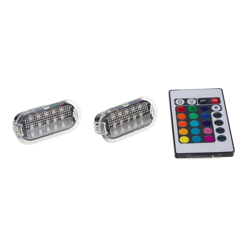 LED osvětlení interiéru VW, Seat, Škoda, RGB (961vw11RGB)