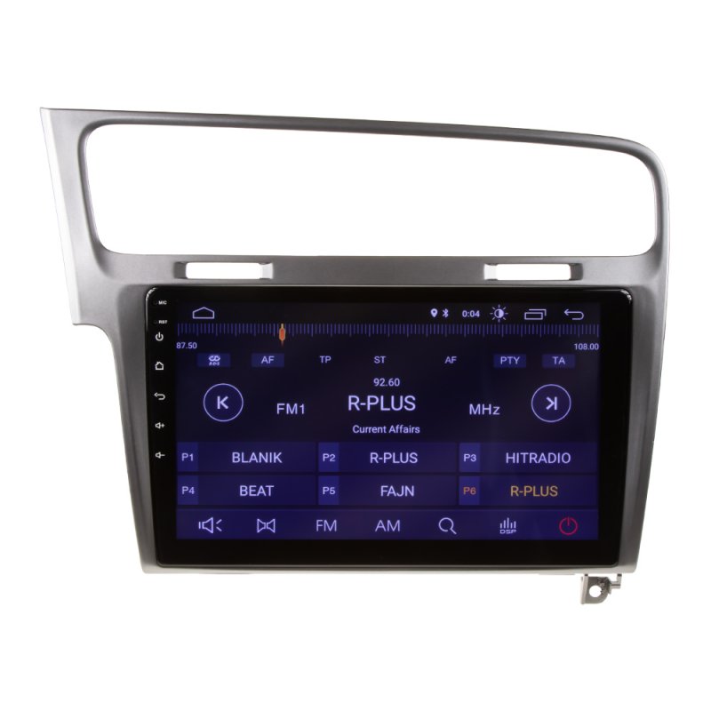 CARCLEVER Autorádio pro VW Golf 7 s 10,1 LCD, Android 11.0, WI-FI, GPS, Carplay,Mirror link, Bluetooth,2x USB (80813Asi)