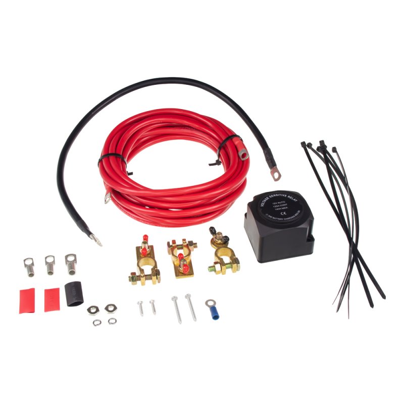 Sada pro automatické dobíjení druhé baterie 12V/140A (pc4-33set)