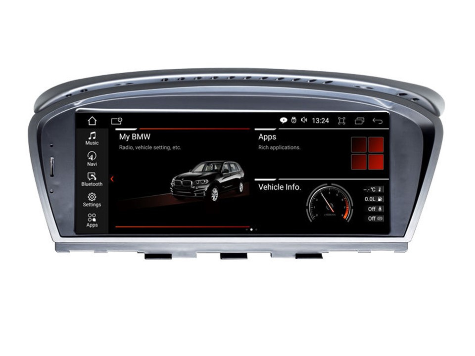 CARCLEVER Multimediální monitor pro BMW E60, 61, 62, 63 / E90, 91 s 8,8 LCD, Android, WI-FI, GPS, Carpla (80804ACIC)