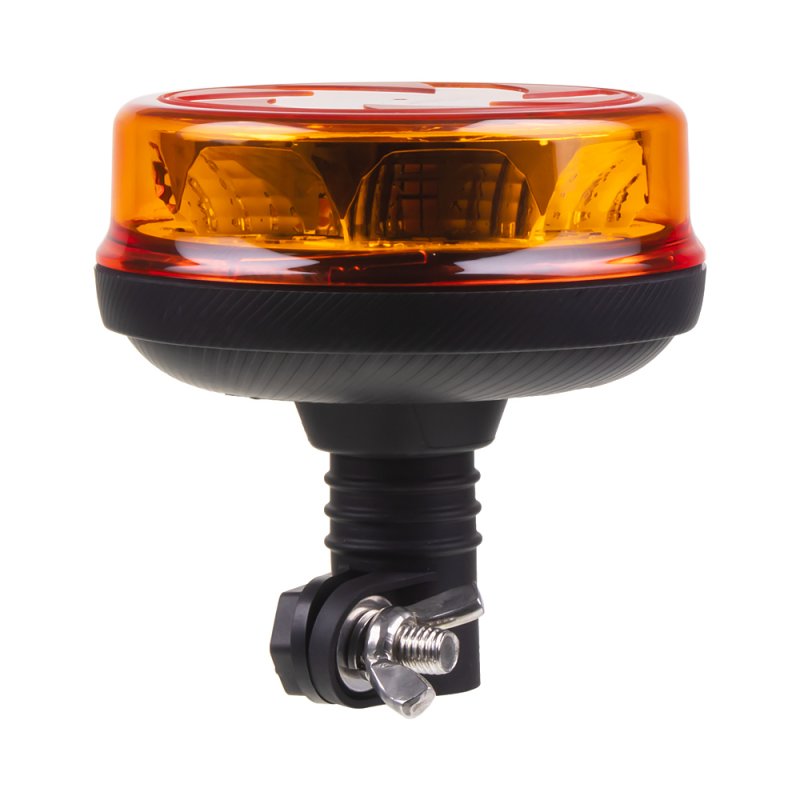 LED maják, 12-24V, 16x1W oranžový na držák, ECE R65 (wl141hr)