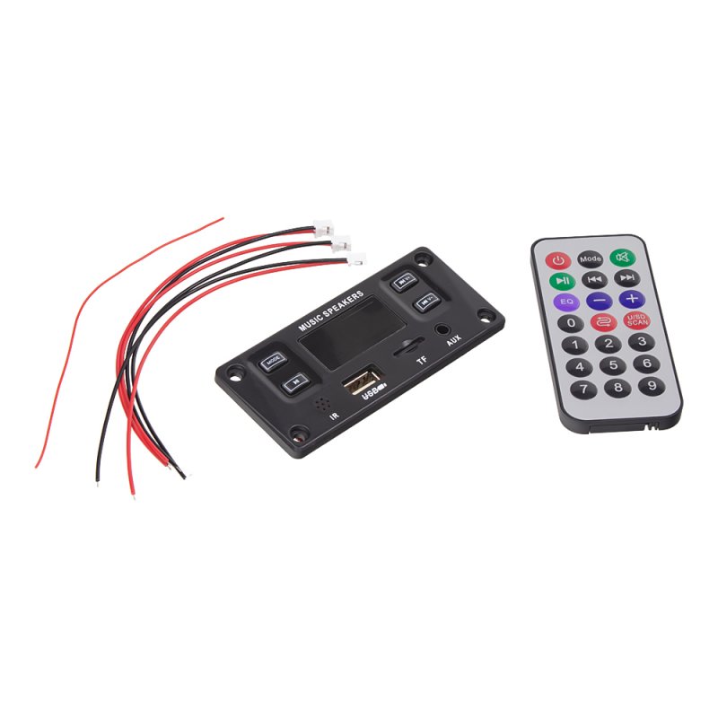 Bluetooth/MP3/FM přehrávač do panelu se zesilovačem (80566)