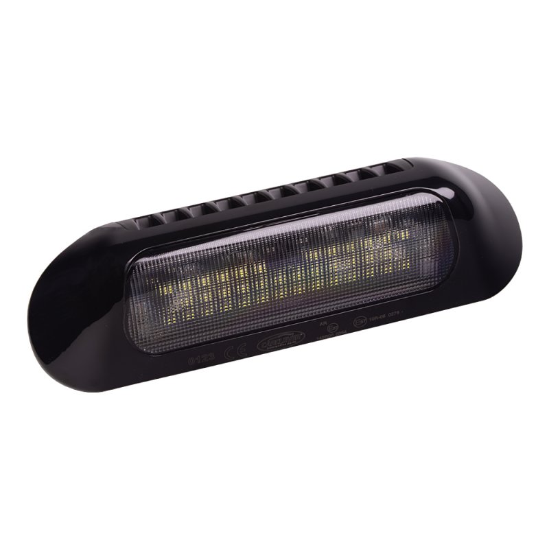 LED světlo nástěnné, černé, 57W, ECE R10, R148 (wl-B048)