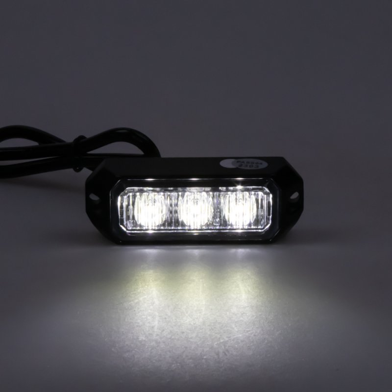 PREDATOR 3x3W LED, 12-24V, bílý, ECE R10 (kf003E3Wwht)