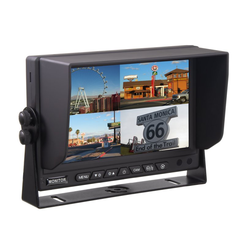 AHD monitor 7 s kvadrátorem a s 4x4PIN vstupy, DVR (sv702qAHDDVR)