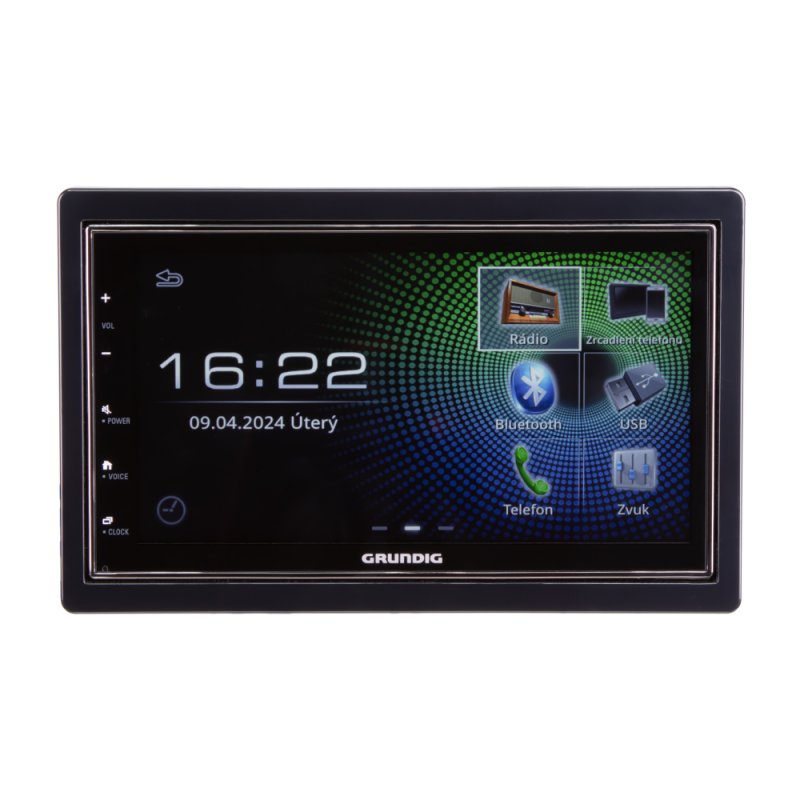 GRUNDIG 2DIN DAB+ / FM autorádio / 6,8 displej / USB / Bluetooth / Apple CarPlay / Android Auto (GX-3800)