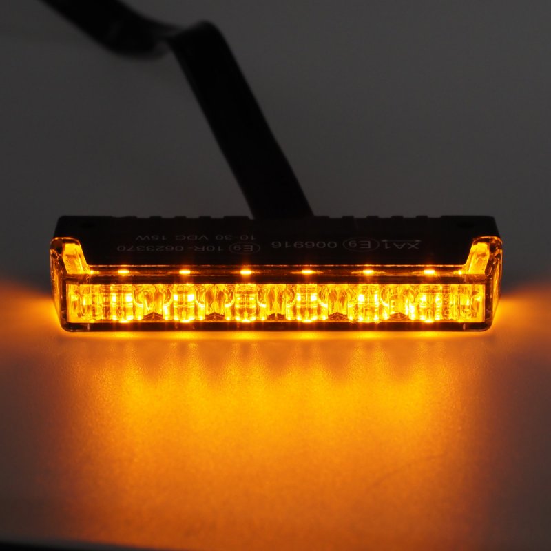 PROFI SLIM výstražné LED světlo vnější, do mřížky, oranžové, 12-24V, ECE R65 (911-NR7)