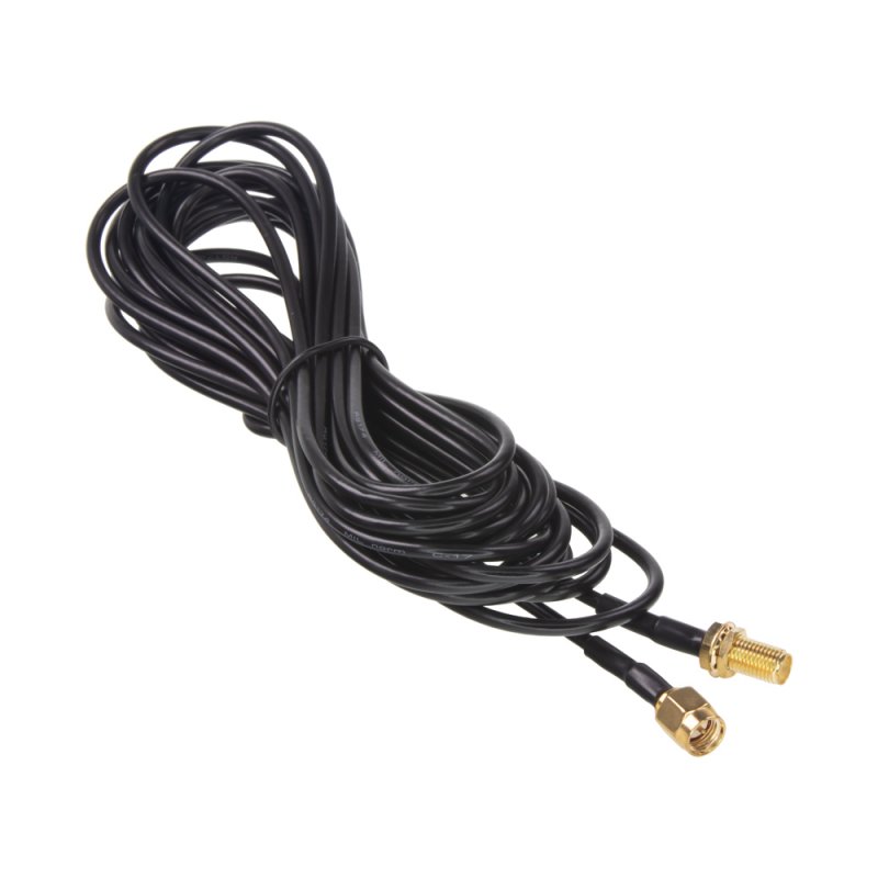 Prodlužovací kabel RG174 5m, SMA samice/SMA samec (67059)
