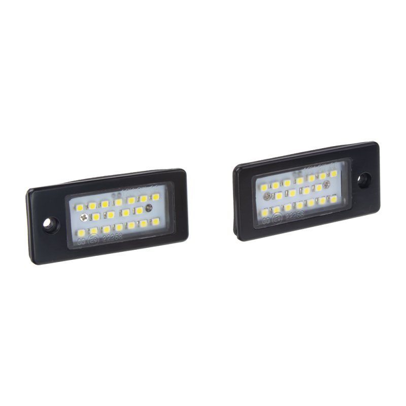 LED osvětlení SPZ do vozu Audi A3, A4, A6, A8, Q7, hliníkové provedení (RZau04a)