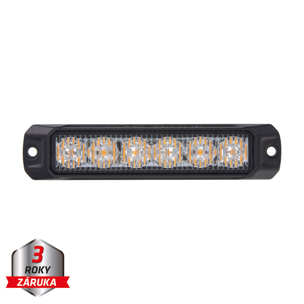 PROFI výstražné LED světlo vnější, oranžové, 12-24V, ECE R65 (CH-060A)