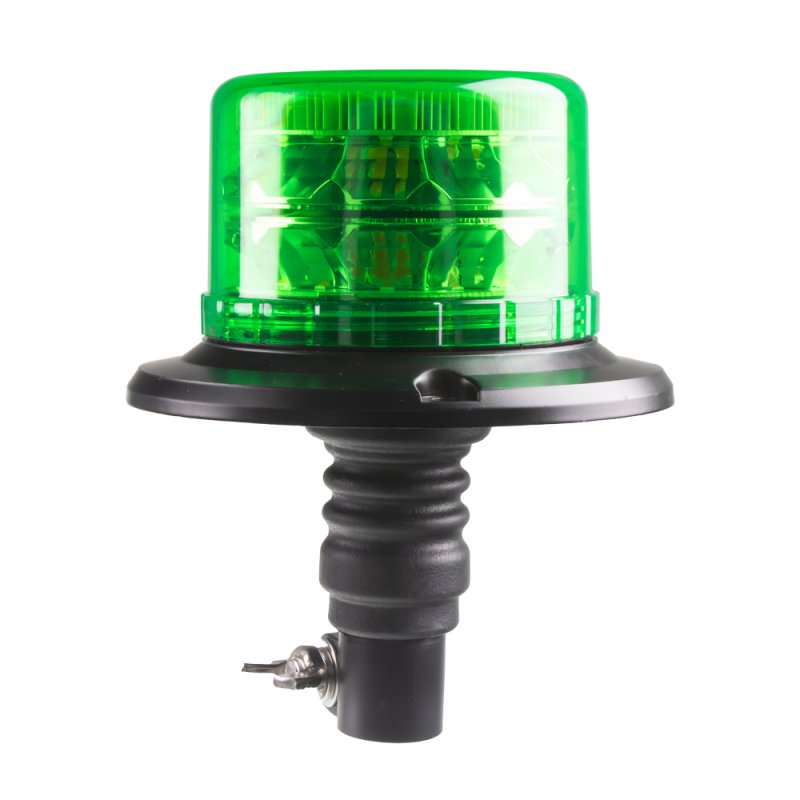 LED maják, 12-24V, 24xLED zelený, na hrot (wl813HRgreen)