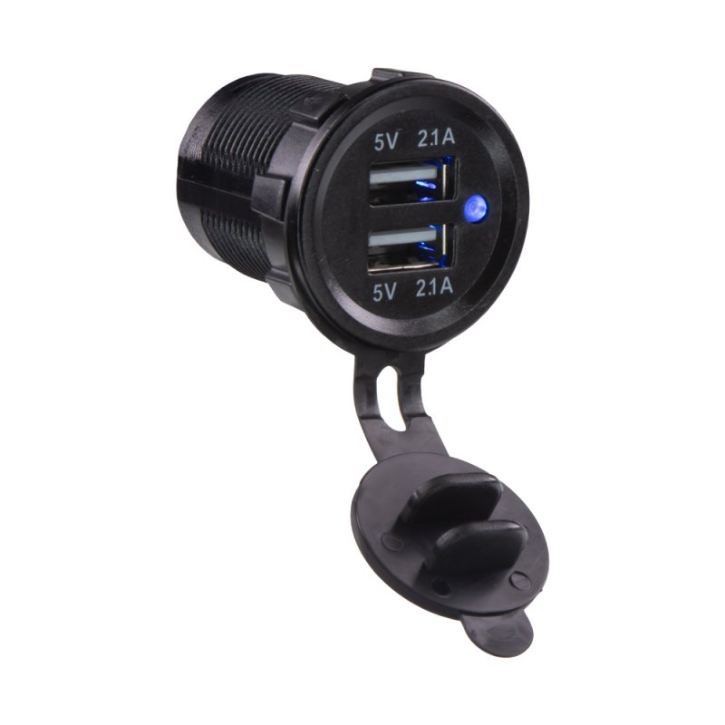 2x USB zásuvka, 12/24V, 2 x 2,1A (34551B)