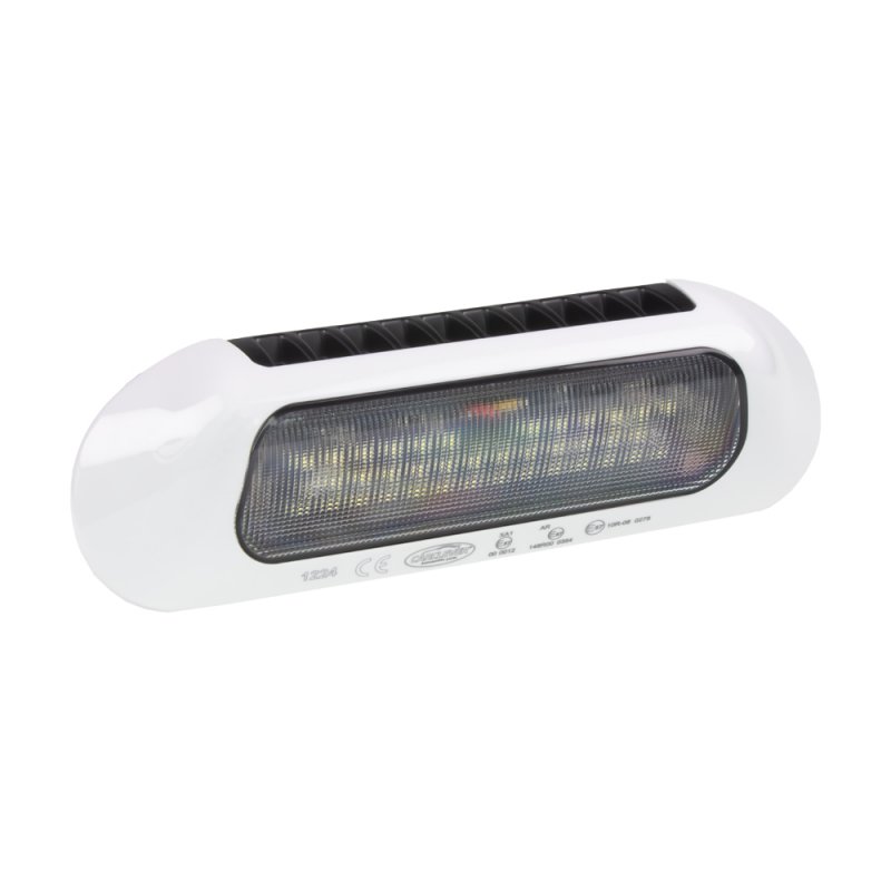 LED světlo nástěnné s couvacím světlem, bílé, 57W, ECE R65 (wl-B048W)