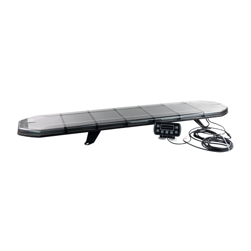 LED rampa 1200mm, oranžová, 12-24V, ECE R65, ovladač s kontrolou zvoleného režimu (sre1-1200con1)