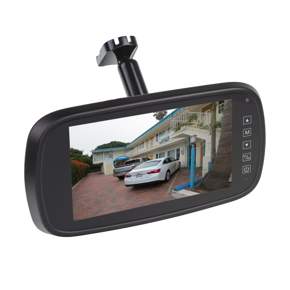 AHD monitor 7 na držák zrcátka se 2 x 4PIN vstupy (sv737AHD)