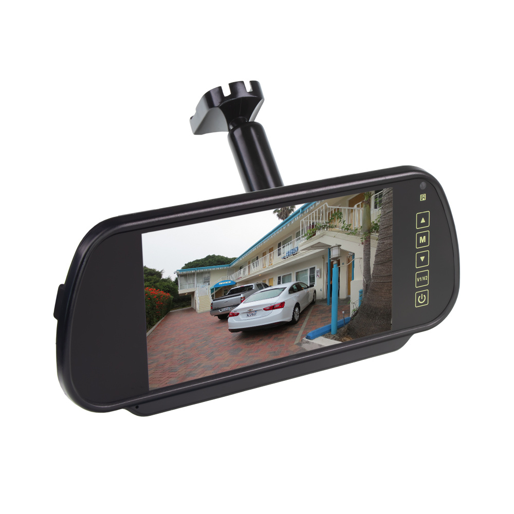 AHD monitor 7 na držák zrcátka se 2 x 4PIN vstupy (sv738AHD)