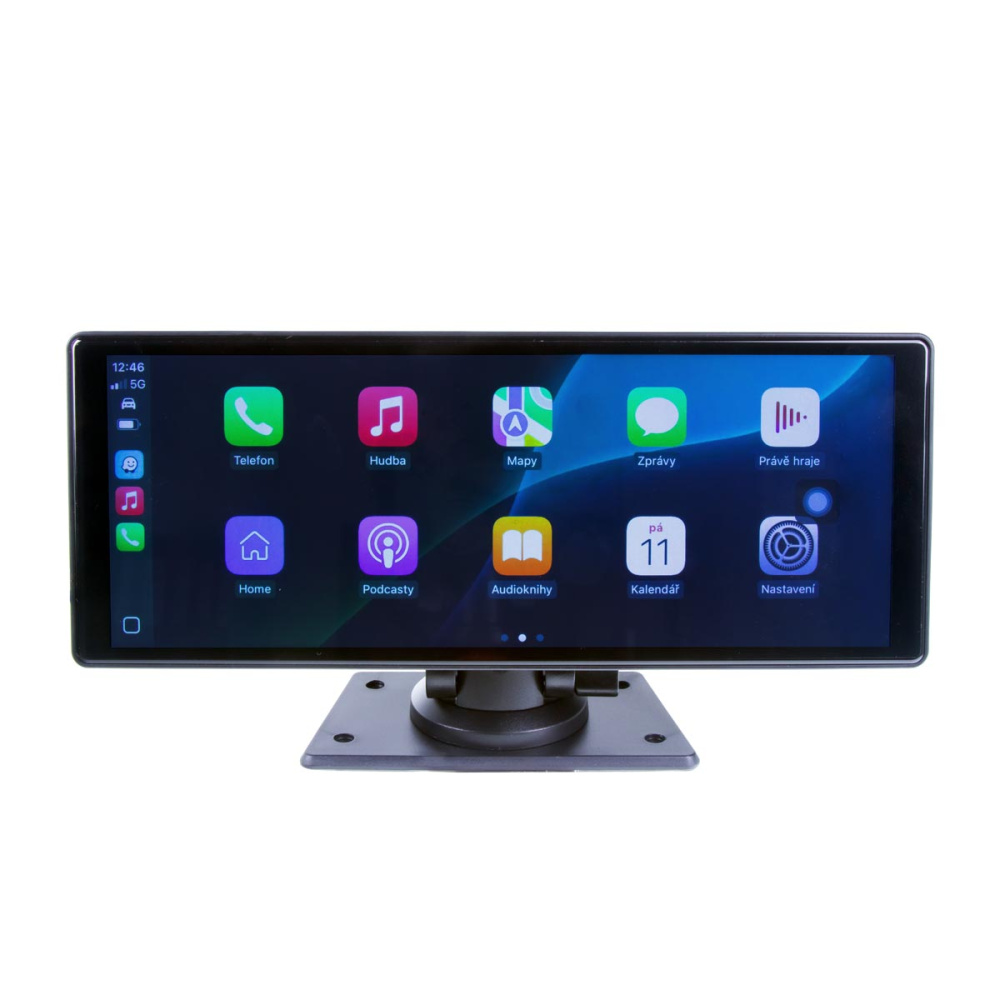 CARCLEVER Monitor 10,26 s Apple CarPlay, Android auto, Bluetooth, micro SD, kamerový vstup (ds-128ca) NOVINKA