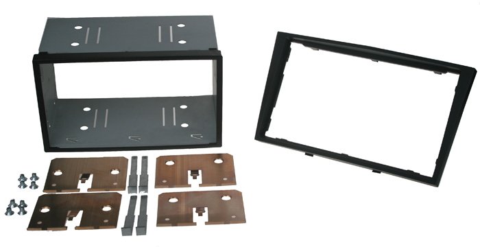 2DIN redukce pro Opel Corsa, Tigra, Antara Zafira 06-, antracit (10705.2ram)