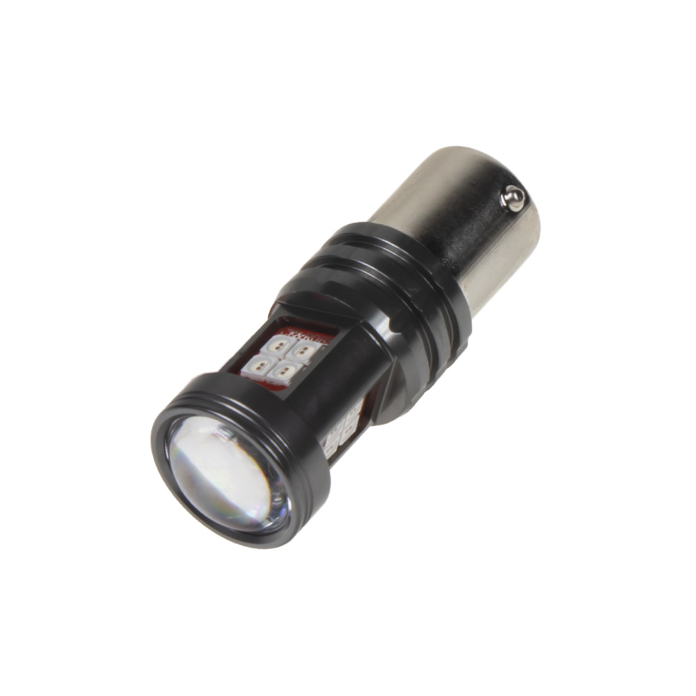x LED BA15s oranžová, 12-24V, 13LED/2835SMD (95120ora)