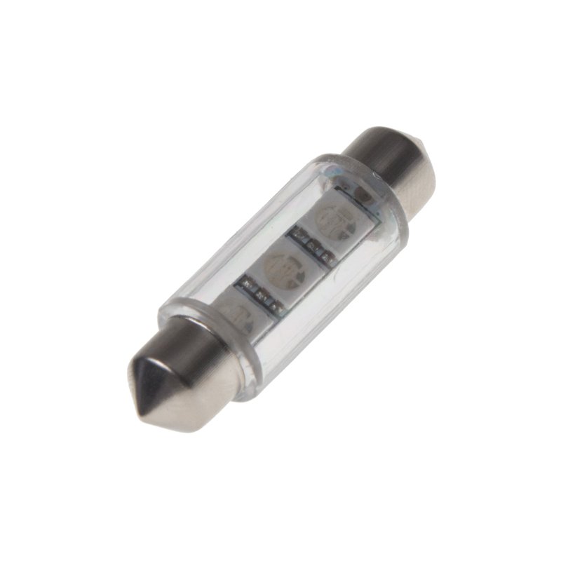 LED sufit (39mm) zelená, 12V, 3LED/3SMD (95232gre) 2 ks