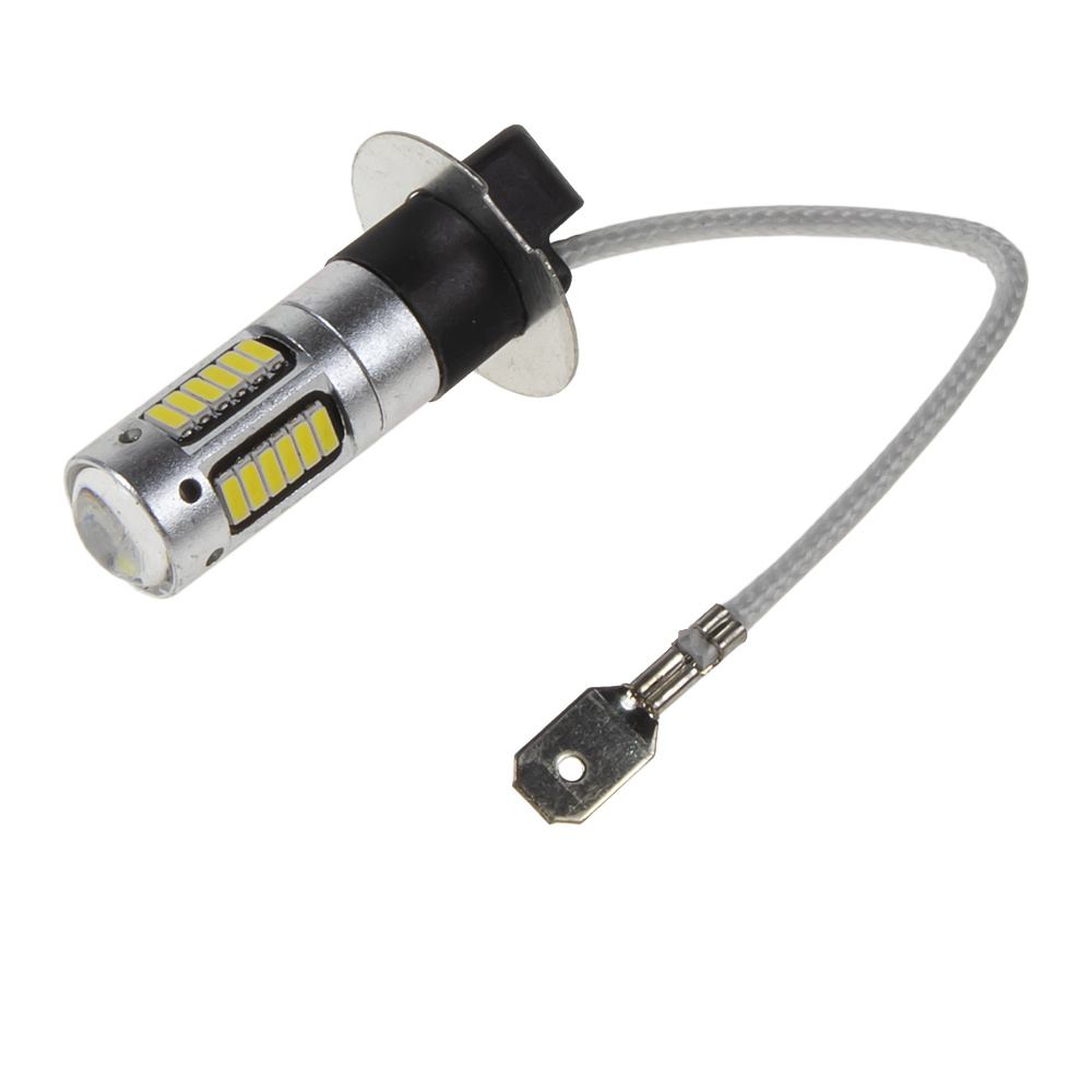 LED H3 bílá, 12-24V, 30LED/4014SMD (95h302)