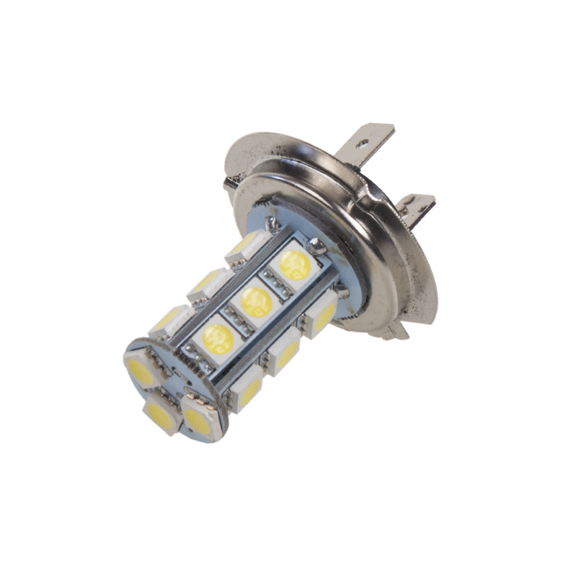 LED H7 bílá, 12V, 18LED/3SMD (95h702)